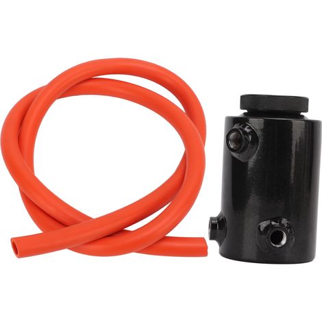 Réservoir de récupération d'huile en aluminium usiné, séparateur air/huile universel pour voiture (1/5)