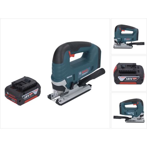 Bosch GST 18V-125 B Professional Akku Stichsäge 18 V 125 mm Brushless + 1x Akku 4,0 Ah - ohne Ladegerät (1/5)