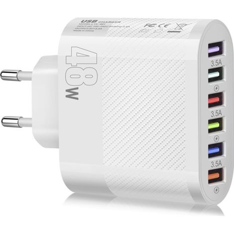 Adattatore di ricarica rapida USB-C, caricabatterie universale USB-C da 65 W, adattatore di ricarica multi-dispositivo, adattatore di alimentazione USB-C compatto con funzione di ricarica rapida - Cre