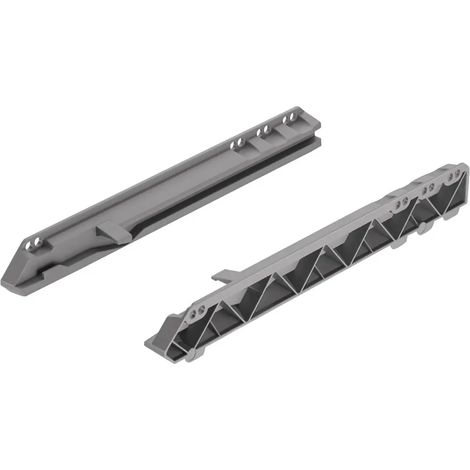 cyclingcolors 2x Guide per Cassetti scivolo a cestello mobili cucina binario scorrevole Cassettiera plastica grigio Mensola sospesa
