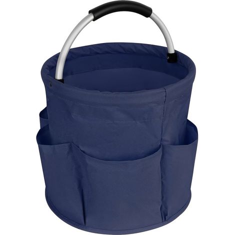 Aufbewahrungsbox für Reinigungsmittel mit mehreren Taschen,wasserdichte Gartentasche,Badezimmer und Innenräume (blau) (1/4)