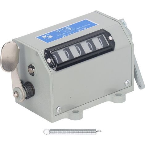 Compteur de tractions mécanique à 5 chiffres, réinitialisable manuellement, pour machines-outils de précision 220 V (1/4)