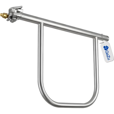 Garde-Corps à Double Extrémité Galvanisé à Chaud – Finition brute – Échafaudage robuste pour garde-corps frontal double et construction – GeZu Impex
