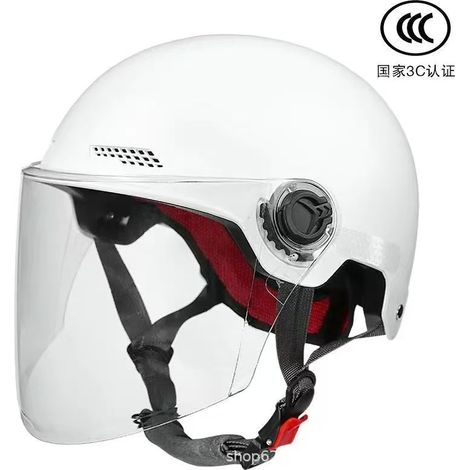 Casque Motocyclette Demi - Jupe - Casques pour Motocyclettes - Rétro Ouvert (1/5)