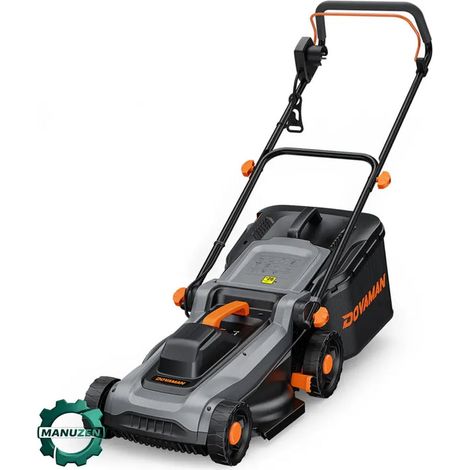 Manuzen - Tondeuse Électrique 1500W DOVAMAN 36 Cm Paillage Ramassage 2 En 1 (1/3)