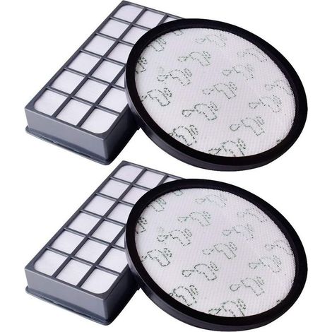 Ersatzfilter für Rowenta X-Trem Power Cyclonic ZR006001 2 Vorfilter + 2 HEPA-Filter Zubehör für Staubsauger (1/5)