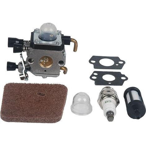 Carburador OxoxO con juntas para desbrozadoras Stihl FS38 FS45 FS46 FS55 FS74 FS75 FS76 FS80 KM85 (1/5)