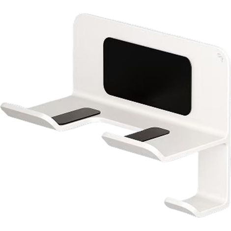 Wandmontierter Haartrocknerhalter, selbstklebender Haartrockner- und Glätteisenhalter aus Karbonstahl, idealer Haartrocknerhalter für Badezimmer, Schlafzimmer, Friseursalon, Apartment oder Hotel. (1/5)