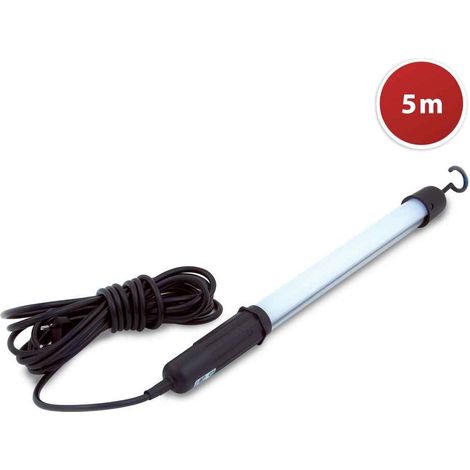 Lampe d'atelier LED VELAMP 5 m avec tube PVC et puissance de 540 lumens. (1/2)