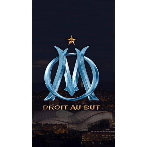 Papier peint panoramique Foot / Football - OM - Olympique de Marseille - 130 cm x 231 cm (1/2)