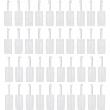 40 Pack Gravity Feed Paint Filters, Fine Mesh, Universal Size, Fits Most Spray Guns (1/5)