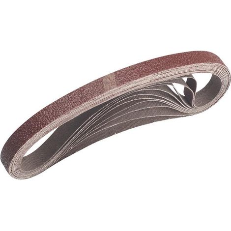 Irwin IW8083838 Powerfile 10-Piece Sanding Belt Set for Efficient Surface Finishing (1/2)