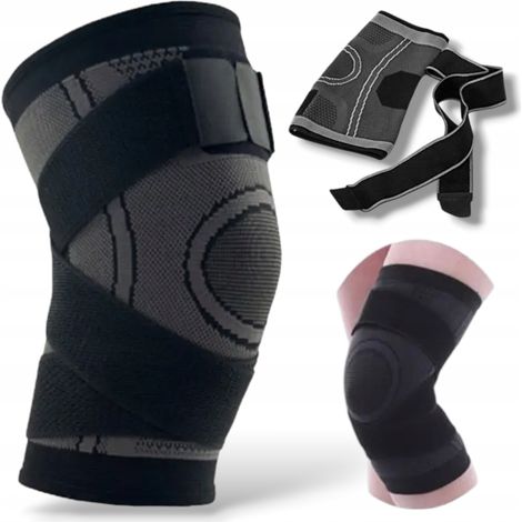 Ginocchiera, supporto per ginocchio, stabilizzatore dell'articolazione del ginocchio XXL (1/5)