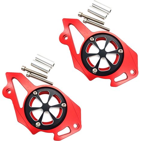 2 cubiertas para el piñón delantero y protector de cadena del motor para CRF250L/M CRF250L Rally 2012-2020