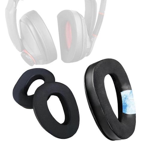 Coussinets d'oreille confortables à isolation phonique pour casques GSP300, 301, 350 et 370 (1/4)