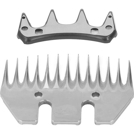 Lame de Cisaille à Mouton, Lame de Rechange en Acier à Haute Teneur en Carbone, Droite, 13 Dents, Espacement de 7 Mm, Coupe Tranchante Traitée Thermiquement pour le Toilettage des Moutons (1/5)