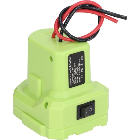 Ryobi 18V Akku-Adapter, 14 AWG Kabel, 30A Sicherung, Akku-Werkzeug, isolierter Stecker, Ersatzteil, 1 Stück (1/5)