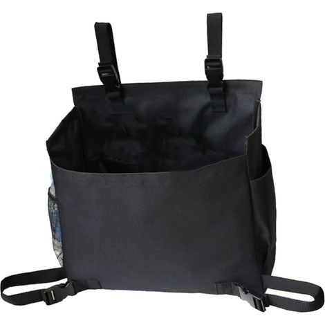 Paquet de Rangement pour Tondeuse à Gazon Multi-fonction en Tissu Oxford Noir, Grosse Capacité, Détachable, pour Jardin et Pelouse Couleur Aléatoire (1/5)