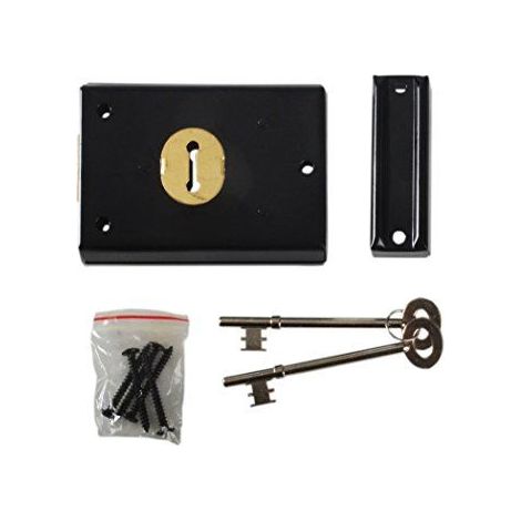 Yale Locks P402 Serrure en applique Metallise 62 x 76 mm (Import Grande Bretagne)