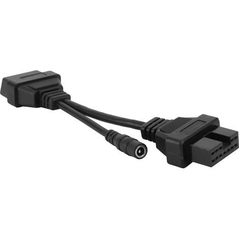 Adaptateur diagnostic 12 broches OBD1 vers 16 broches OBD2, câble 20cm/7,9in compatible Mitsubishi (1/5)
