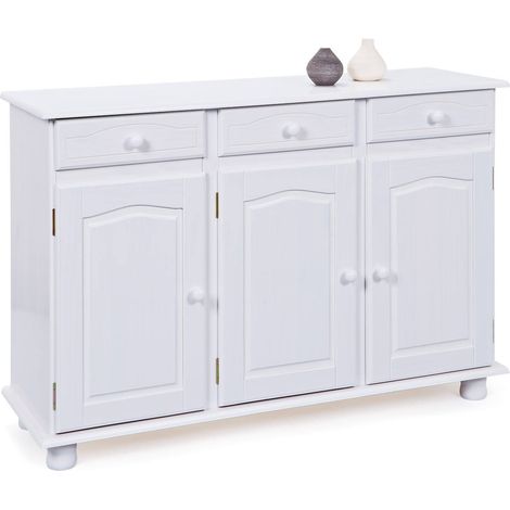 Aparador - Cómoda Blanca 43x130x87h cm (1/4)