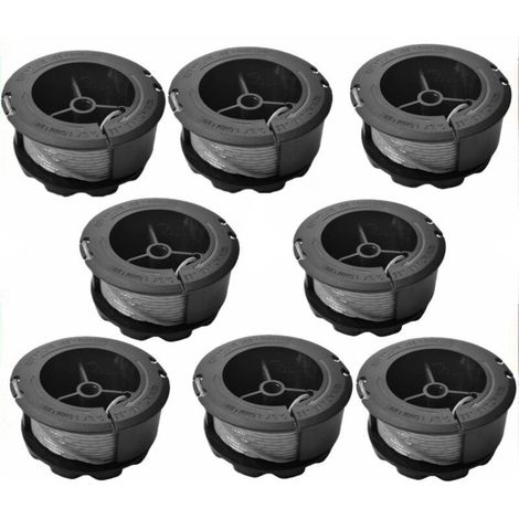 Spulen Rasentrimmerfaden, passend für Bosch UniversalGrassCut 18 18-26 18-260, Spulenproduktnummer F016800570 (Länge: 6 m, Durchmesser: 1,6 mm)