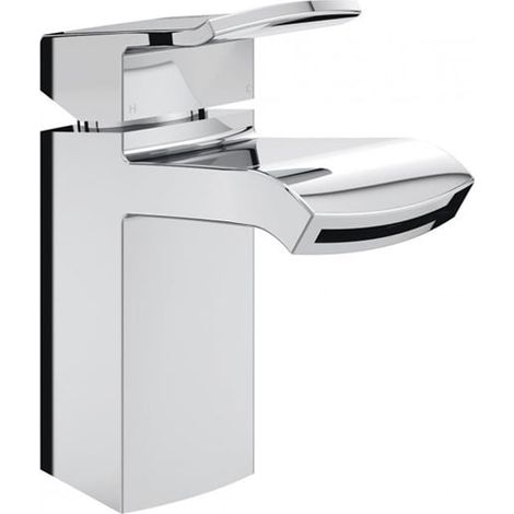 Bristan Descent Mono Basin Mixer Tap Deck Mounted with Clicker Waste - Chrome (1/3)