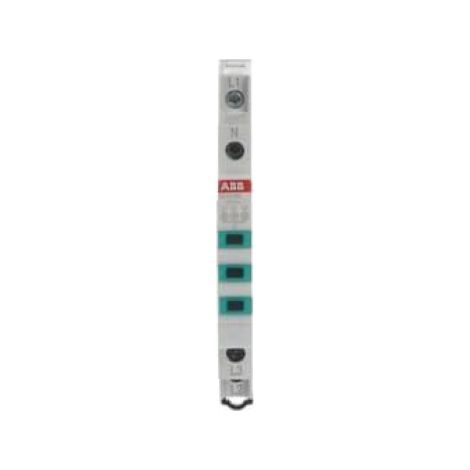 Lampe modulaire triphasée verte 415/230 V CA E219-3D 2CCA703901R0001