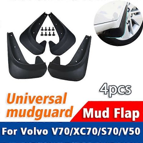 Hochwertiger, vierteiliger Universal-Schmutzfänger-/Spritzschutz für Vorder- und Hinterachse für Volvo V70, XC70, S70 und V50. (1/5)
