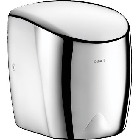 Sèche-mains HIGHFLOW automatique Delabie, soufflerie d'air, noir mat