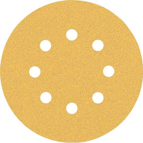 Meule EXPERT C470, 125 mm, K80, 8 trous, jeu de 50 pièces. (1/5)