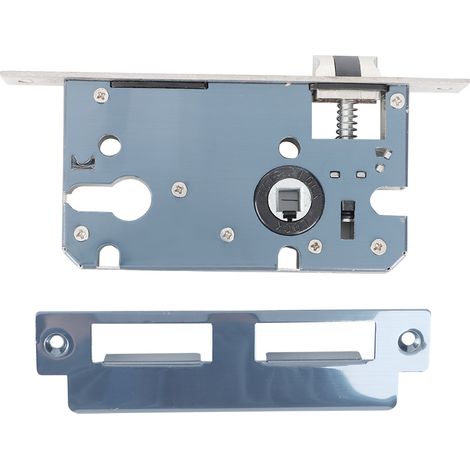 Serrure de porte intérieure mécanique de style européen élégant en aluminium spatial (1/5)