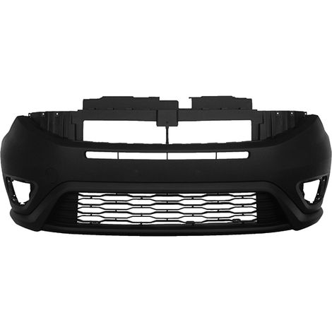 PARAURTI ANTERIORE NERO CON TAPPO GANCIO TRAINO - FIAT - Doblo 2015 - 735615285 - 735615286