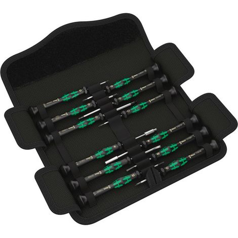 Wera 05073677001 - Kraftform Micro 12 Electronics 1 Screwdriver set for electronic applications, 12 pieces (1/2)