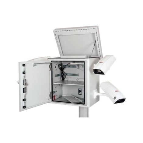 Armadi rack Link ARMADIO 19" 6U ESTERNO IP66 INSTALLAZIONE SU PALO CON VENTOLE
