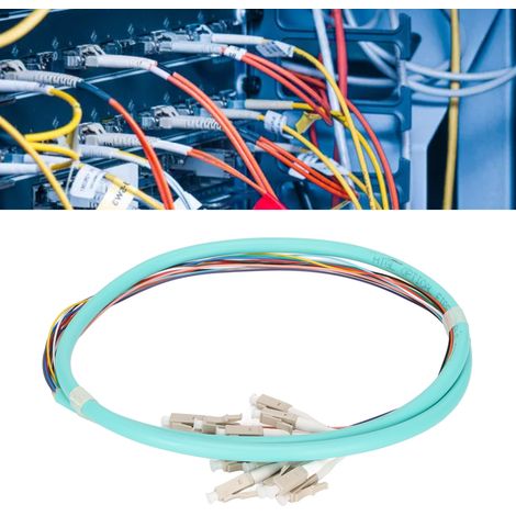 Cordon de brassage à fibre optique monomode à 12 conducteurs, férule céramique, faible perte d'insertion, pour instrumentation (1/5)