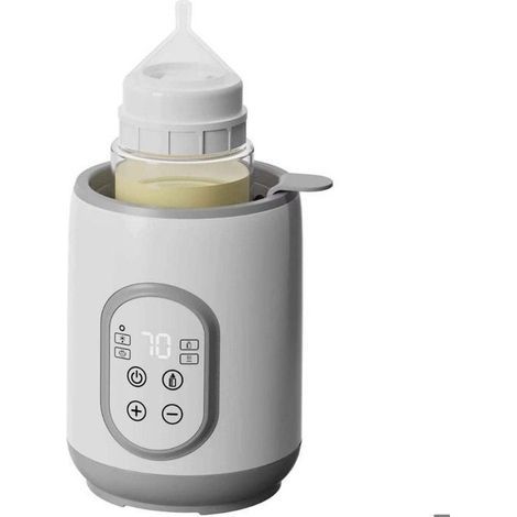 (Grau) Flaschenwärmer – Babynahrungswärmer – 24 Stunden konstante Temperatur – Geeignet für Muttermilch oder Säuglingsnahrung (1/5)