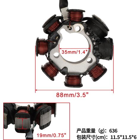 Zündspulenstator Trx250 87-88 Trx250K 1991-1992 31120-HC0-004 (1/4)