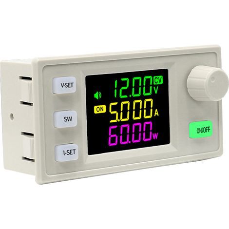 Ortviai Alimentation CC Réglable Numérique SK60X – Convertisseur Abaisseur Solaire avec Régulation Tension/Courant (1/3)