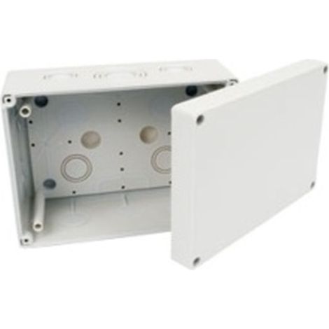 Dencon JB175NB IP66 Waterproof Grey Junction Box (175 x 125mm) with Halogen-Free Material - Model DCNJB175NB