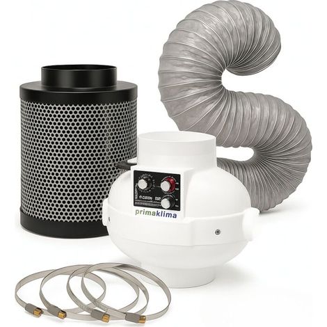 Grow Abluft Set Prima Klima Controlled 0-680 m³ – Lüftungssystem Growbox (1/5)
