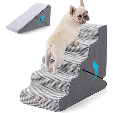 Dog Stairs Steps Grey-Large