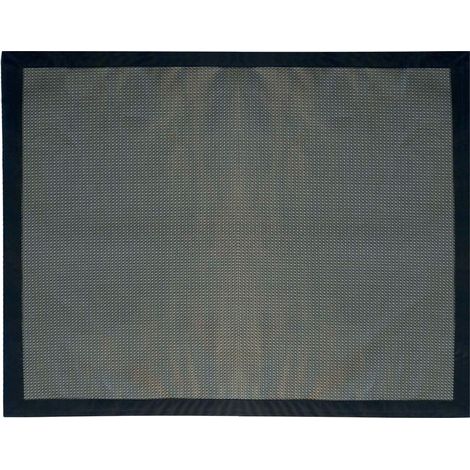 Tapis barbecue et plancha en pvc noir 150 x 120 cm