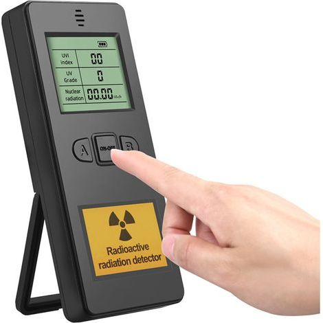 Rilevatore portatile di radiazioni nucleari, tester radioattivo da laboratorio e domestico multifunzionale con display LCD (1/5)