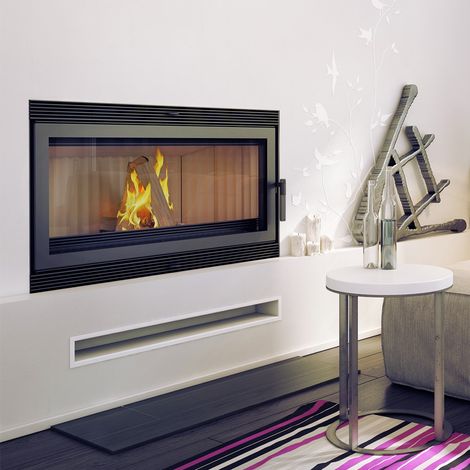Kamineinsatz aus Stahl KRATKI BLANKA 16 kW Ø 200 (1/5)