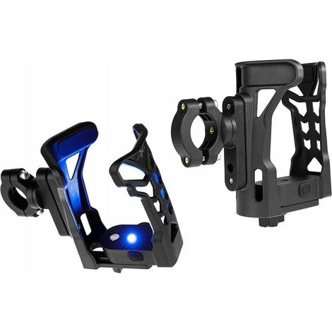 PORTABORRACCIA BIKETEC PER MOTO, SCOOTER E BICICLETTE CON LED - UBH2 (BATTERIA NON INCLUSA) (1/5)