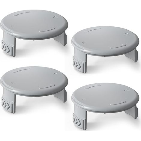 4 Pièce Couvercle de Bobine Compatible avec Ryobi Coupe Bordures, AC14HCA Capuchon de Bobine, Tondeuse Capuchon de Bobine Ressorts pour Ryobi Debroussailleuse (1/5)