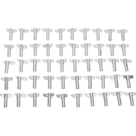 50pcs Connecteur de Joint D'échafaudage Mobile, Goupille de Verrouillage de Système D'échafaudage et de Garde-corps Amovible, Support D'étagère de Rotation de 180 Degrés (1/5)