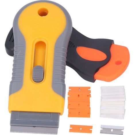 Grattoir à lame à Double tranchant, Kit d'outils de nettoyage pour colle autocollante, 22 pièces (1/5)