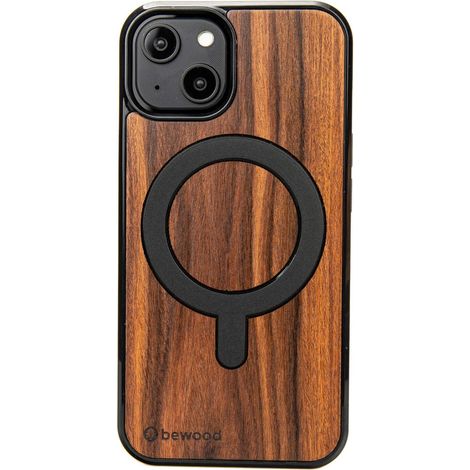 Bewood Holzhülle für iPhone 15 ROSEWOOD SANTOS mit MagSafe (1/3)